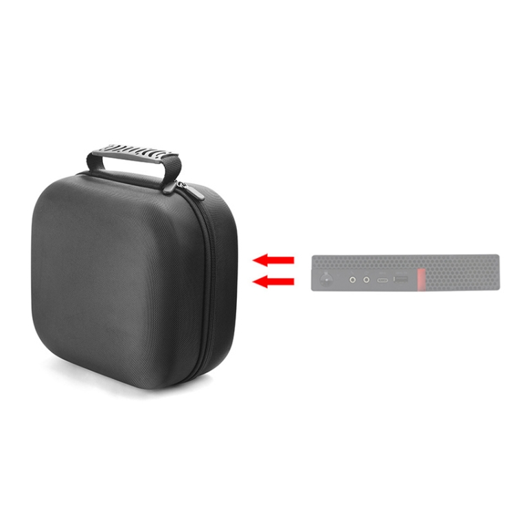 

For Lenovo ThinkCentre M920X Mini PC Protective Storage Bag (Black)