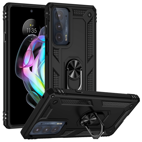 

For Motorola Edge 20 Shockproof TPU + PC Phone Case(Black)