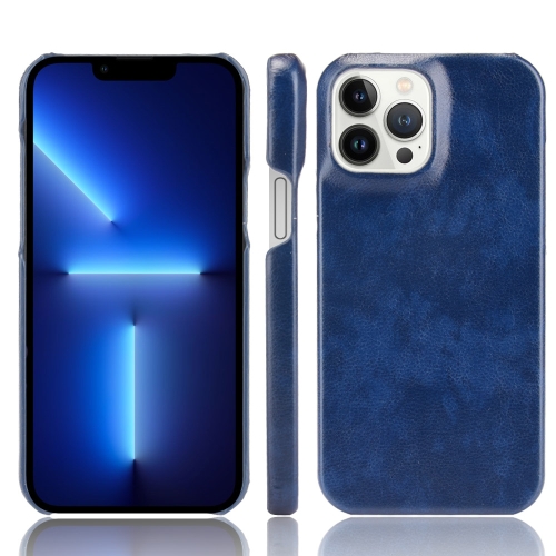 

Litchi Leather PC Phone Case For iPhone 13 Pro(Blue)