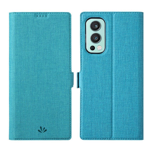 

For OnePlus Nord 2 5G ViLi K Series Shockproof Magnetic Buckle Leather Phone Case(Blue)