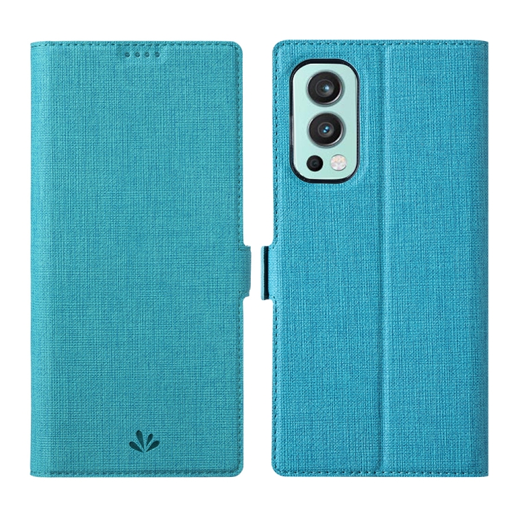 

For OnePlus Nord 2 5G ViLi K Series Shockproof Magnetic Buckle Leather Phone Case(Blue)