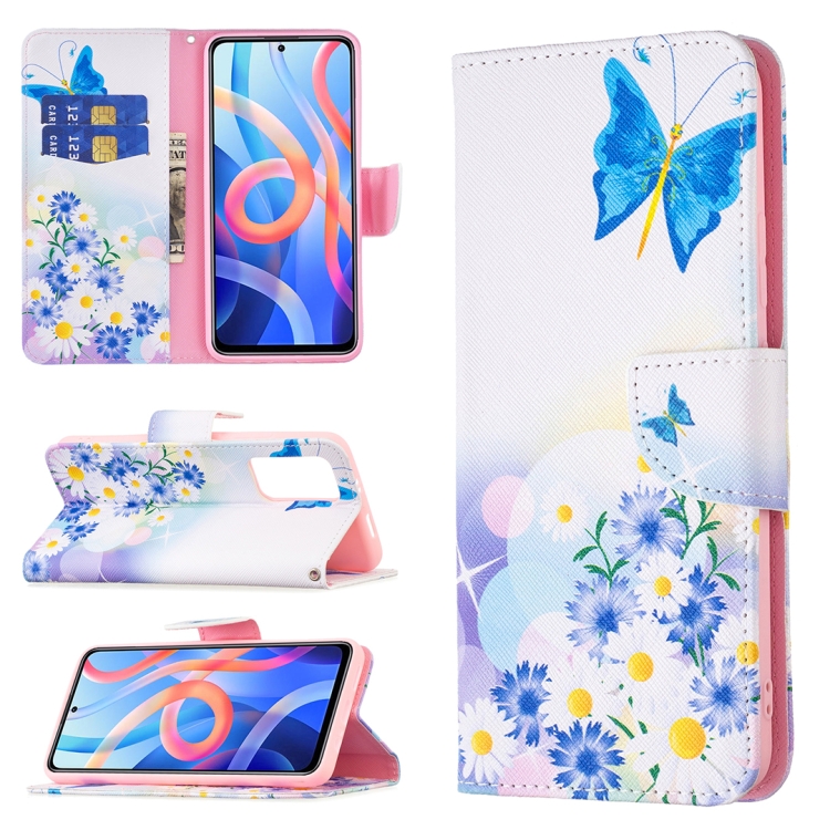 

For Xiaomi Redmi Note 11 5G Colored Drawing Pattern Leather Phone Case(Butterfly Love)