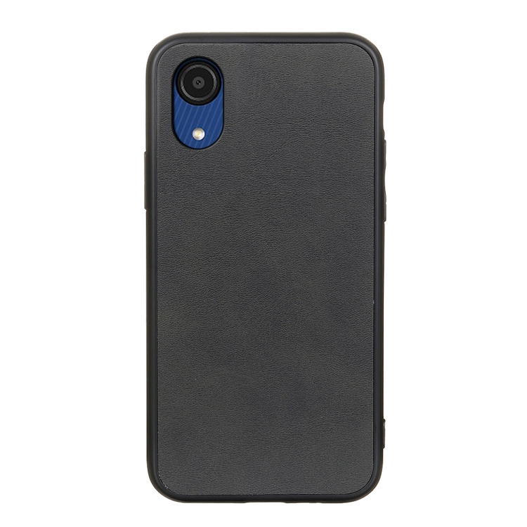 

For Samsung Galaxy A53 5G Two-color Cowhide Texture Phone Case(Black)