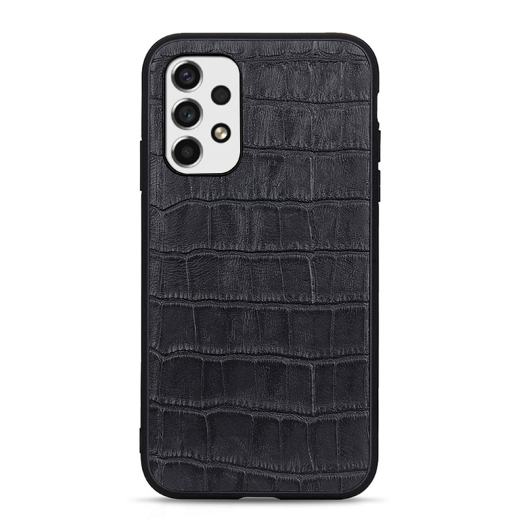 

For Samsung Galaxy A53 5G Crocodile Texture Leather Phone Case(Black)