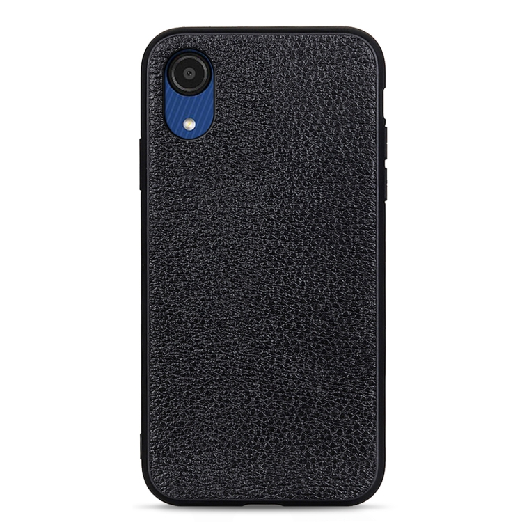 

For Samsung Galaxy A03 Core Litchi Texture Leather Phone Case(Black)