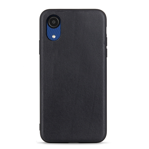 

For Samsung Galaxy A03 Core Sheep Texture Leather Phone Case(Black)