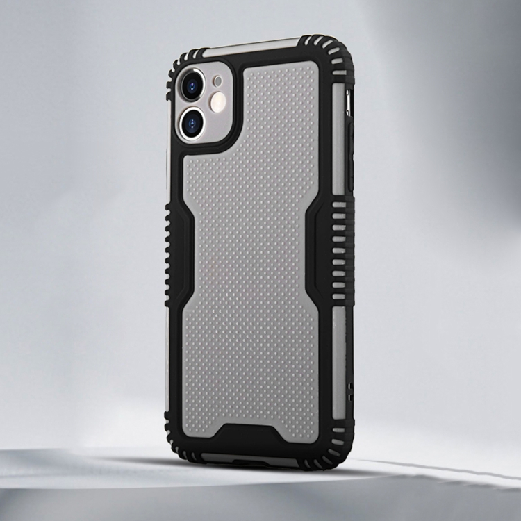 

Two-color PC + TPU Phone Case For iPhone 11(Black)