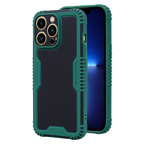 

Two-color PC + TPU Phone Case For iPhone 11 Pro(Green)