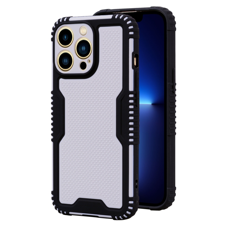 

Two-color PC + TPU Phone Case For iPhone 12 Pro(Black)