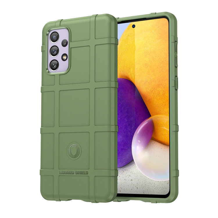 

For Samsung Galaxy A73 5G Full Coverage Shockproof TPU Phone Case(Green)
