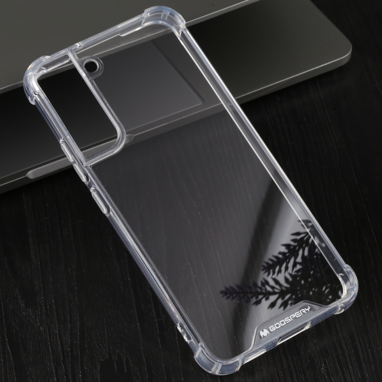 

For Samsung Galaxy S22+ 5G GOOSPERY SUPER Protect Four Corners TPU Phone Case(Transparent)