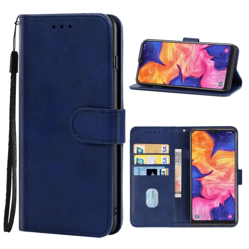 

Leather Phone Case For Samsung Galaxy A10e(Blue)