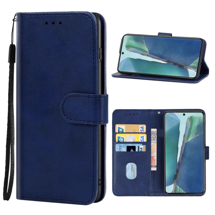 

Leather Phone Case For Samsung Galaxy Note20(Blue)