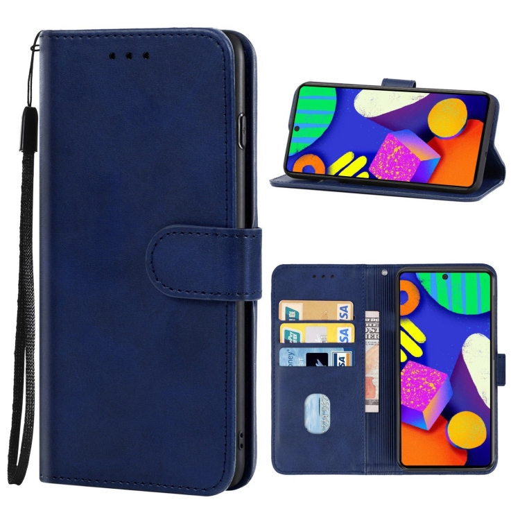 

Leather Phone Case For Samsung Galaxy F62 / M62(Blue)