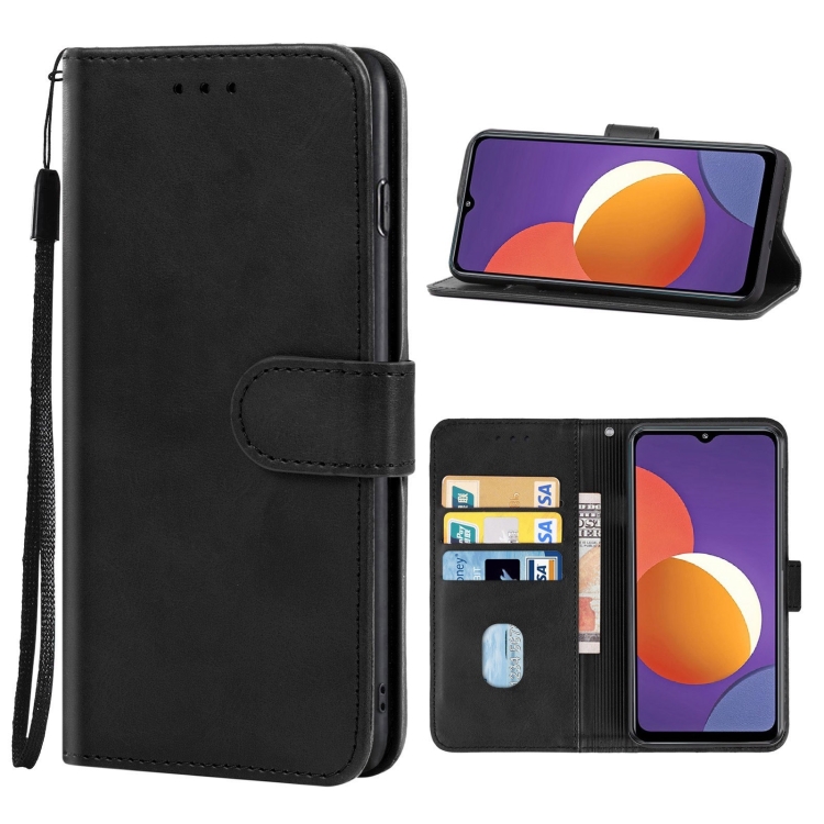 

Leather Phone Case For Samsung Galaxy M12 / F12(Black)