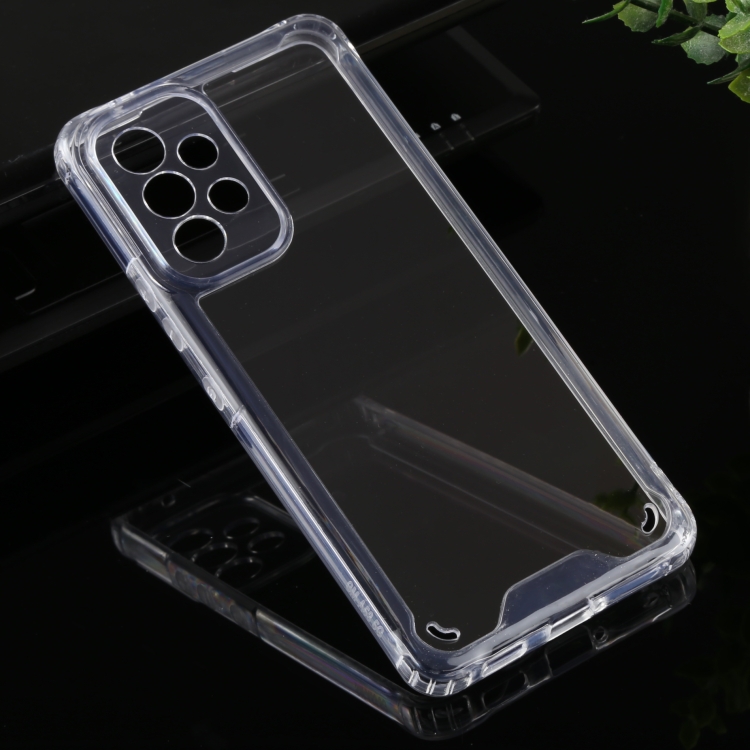 

For Samsung Galaxy A53 5G Four-corner Transparent TPU + PC Phone Case