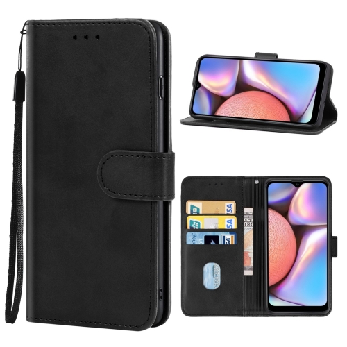 

For Samsung Galaxy A10s / M01s Leather Phone Case(Black)