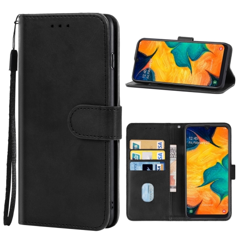 

For Samsung Galaxy A30 / A20 / M10s Leather Phone Case(Black)