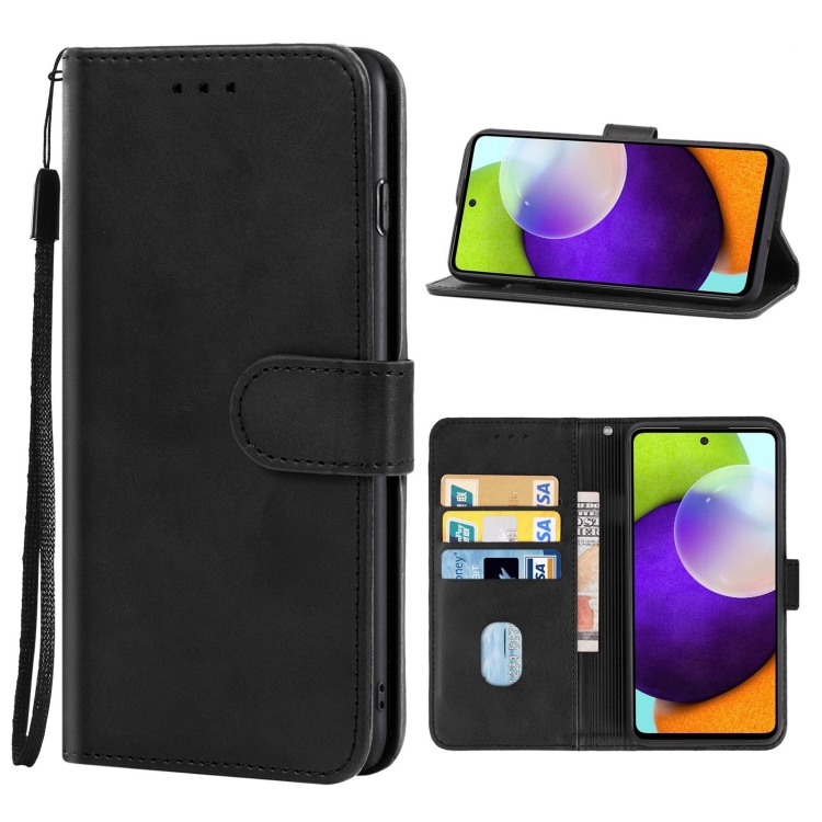 

For Samsung Galaxy A52 4G / 5G Leather Phone Case(Black)