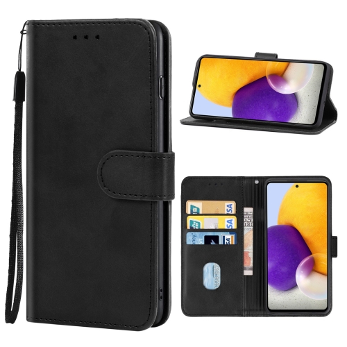 

For Samsung Galaxy A72 4G / 5G Leather Phone Case(Black)