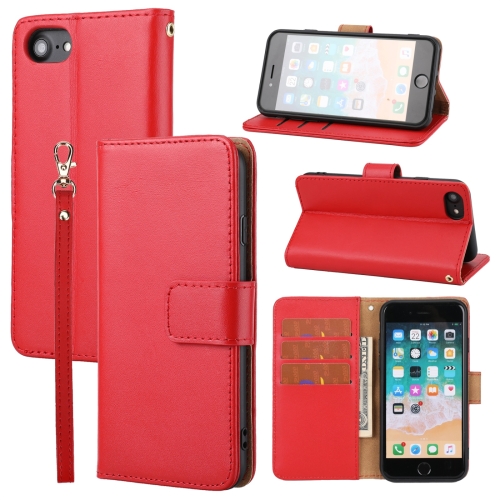 Cool Funda Cordón Liso Rojo para iPhone 15 Plus