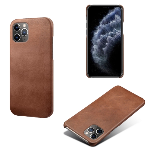 

Calf Texture PC + PU Phone Case For iPhone 11 Pro(Brown)