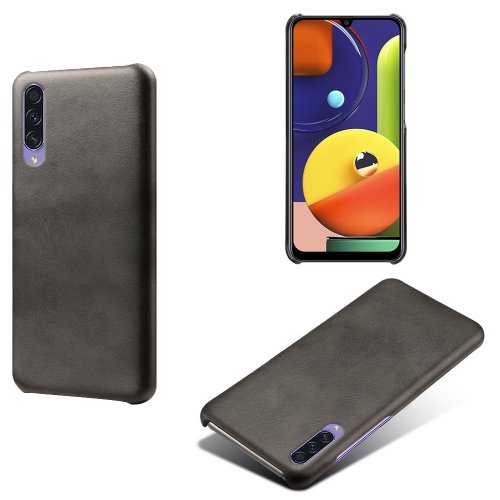 

Calf Texture PC + PU Phone Case For Samsung Galaxy A50(Black)