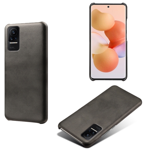 

For Xiaomi Civi Calf Texture PC + PU Phone Case(Black)