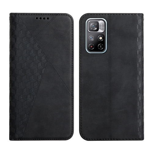 

For Xiaomi Redmi Note 11 5G Skin Feel Magnetic Leather Phone Case(Black)