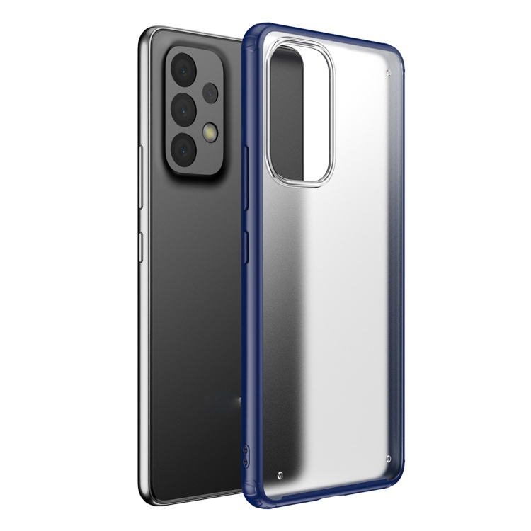 

For Samsung Galaxy A53 5G Four-corner Shockproof TPU + PC Phone Case(Blue)