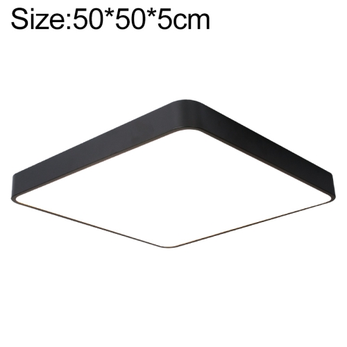 

Macaron LED Square Ceiling Lamp, White Light, Size:50cm(Black)