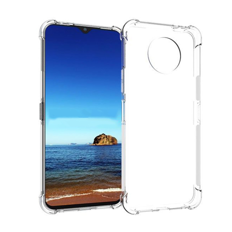 

For Nokia G50 5G Shockproof Non-slip Thickening TPU Phone Case(Transparent)
