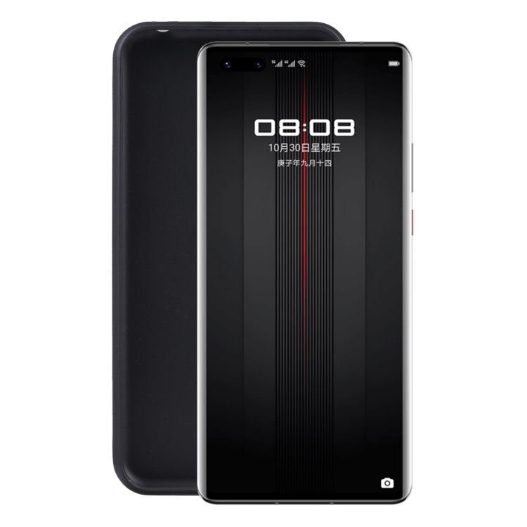 

TPU Phone Case For Huawei Mate 40 RS Porsche Design(Full Matte Black)