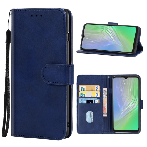 

Leather Phone Case For Blackview A55(Blue)