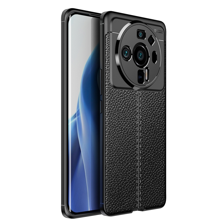 

For Xiaomi Mi 12S Ultra 5G Litchi Texture TPU Shockproof Phone Case(Black)