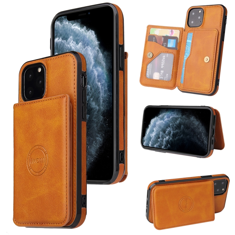 

Calf Texture Magnetic Case For iPhone 12 Pro Max(Brown)