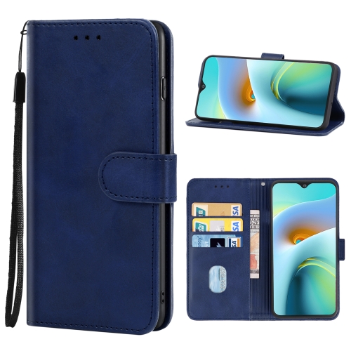 

Leather Phone Case For CUBOT J8(Blue)