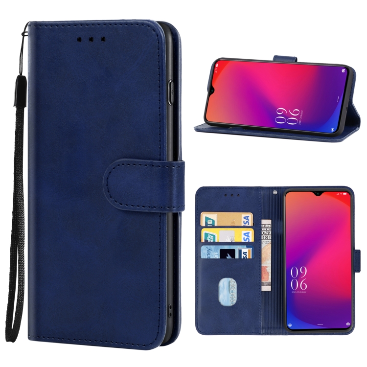 

Leather Phone Case For Doogee X95 Pro(Blue)