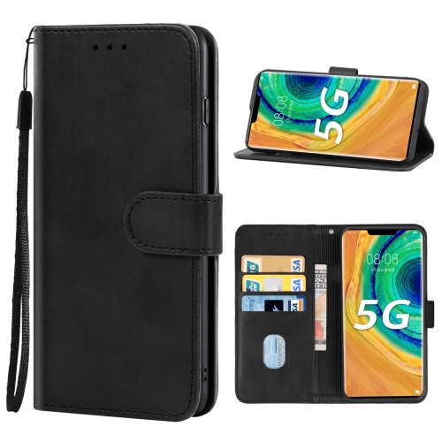 

Leather Phone Case For Huawei Mate 30E Pro 5G(Black)