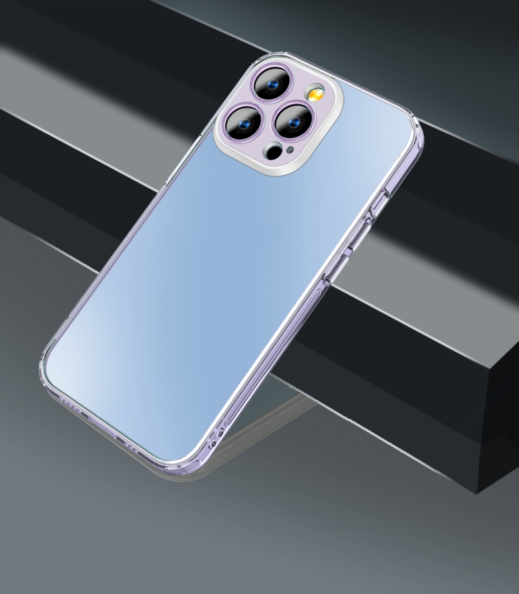 

Dual-color Airbag Phone Case For iPhone 11(Purple)