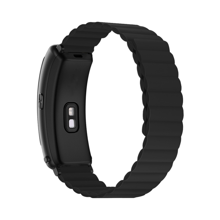 

For Huawei Band B6 Silicone Magnetic Watch Band (Black)