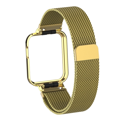 

For Xiaomi Mi Watch Lite / Redmi Watch Milanese Magnetic Metal Watchband(Gold)