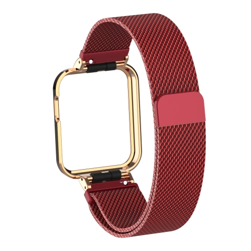 

For Xiaomi Mi Watch Lite / Redmi Watch Milanese Magnetic Metal Watchband(Red)