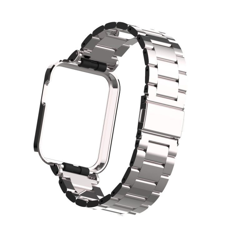 

For Xiaomi Mi Watch Lite / Redmi Watch Three-Bead Metal Watchband(Silver)