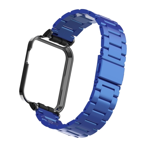 Pour Xiaomi Mi Watch Lite / Redmi Regarder une bande métallique de trois  perles (bleu)