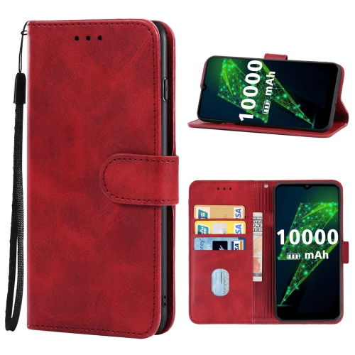 

Leather Phone Case For OUKITEL K15 Plus(Red)