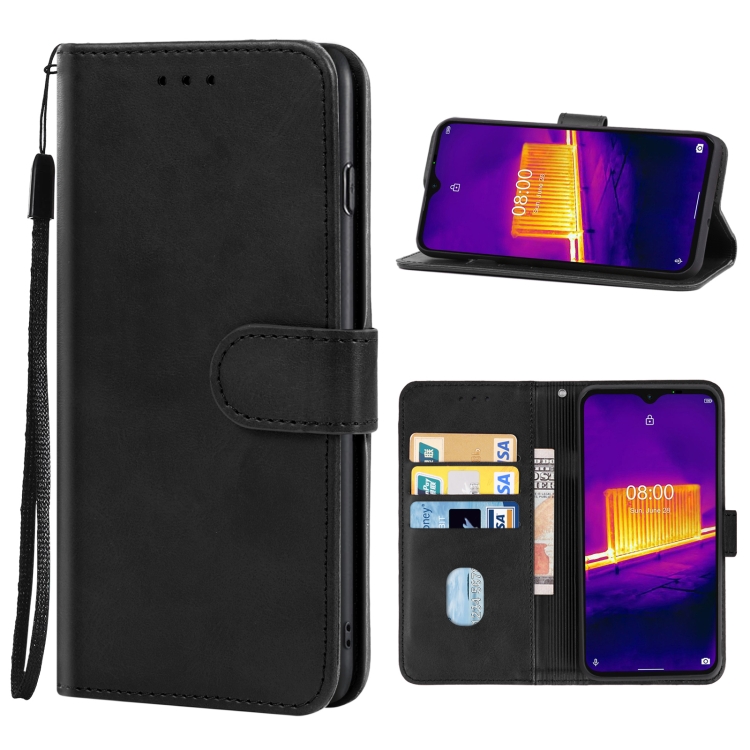 

Leather Phone Case For Ulefone Armor 9(Black)