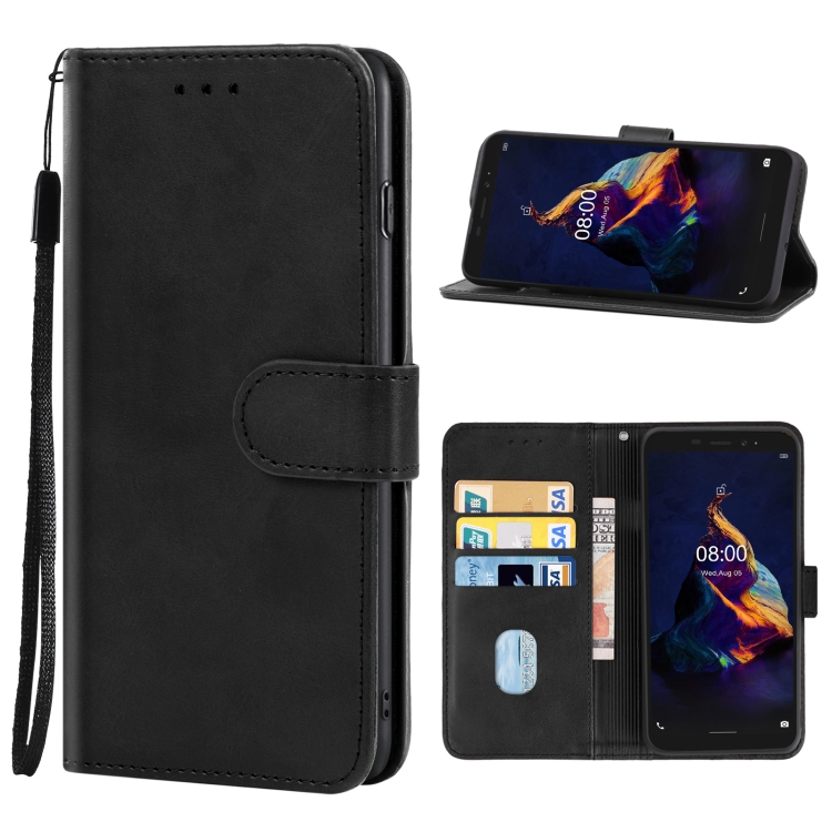 

Leather Phone Case For Ulefone Armor X8(Black)