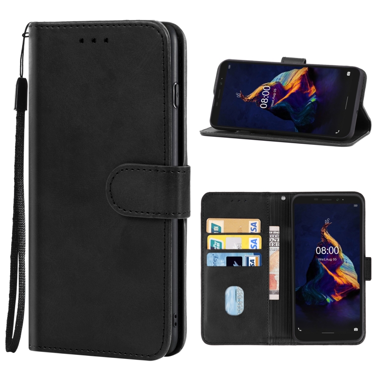 

Leather Phone Case For Ulefone Armor X8i(Black)