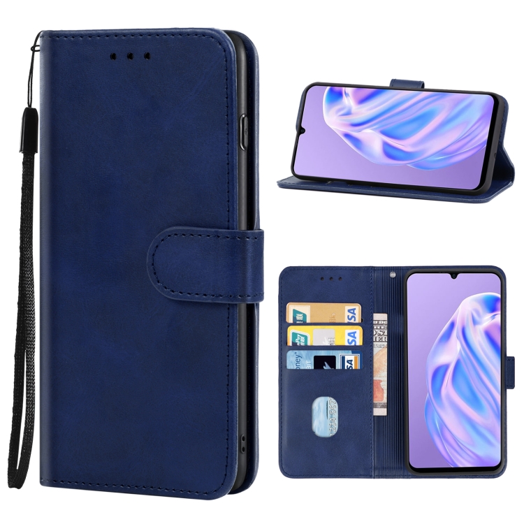 

Leather Phone Case For Ulefone Note 6P(Blue)